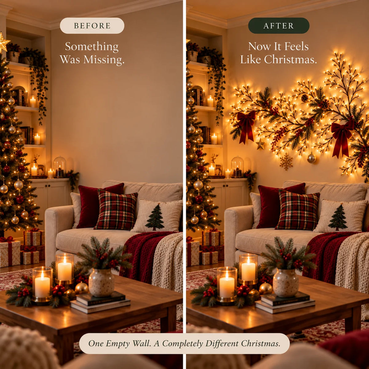 GloWillow™ Christmas Wall Lights